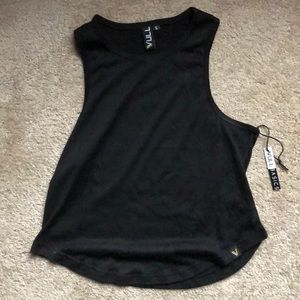 NWT Black Vull crop tank